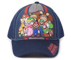 Its Super Mario time! This piece is a must-have for the gamers. Designed with the Super Mario Brothers gang, this hat is sure to be talk of the virtual party. Super Mario Hat, Nintendo Accessories, Mario Hat, Virtual Party, Super Mario Brothers, Mario Brothers, Big Lots, Baseball Hat, Super Mario