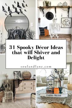 halloween decor ideas that will silver and delight your guests in the house with lots of spooky decorations