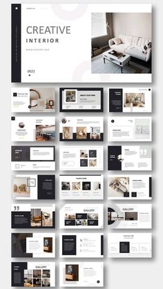 an image of a presentation board with lots of different things on it, including couches and