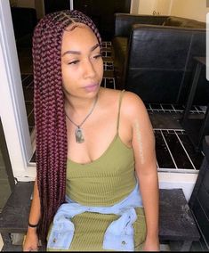 Senegalese Braids, Big Braids, Braided Cornrow Hairstyles, Braids Hairstyles Pictures