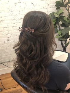 Wedding Hairstyles And Makeup, Hair Test, Pinterest Wedding, Quince Hairstyles, Short Thin Hair, Wedding Hairstyles Half Up Half Down, Wedding Hair Down, Wedding Hairstyles For Long Hair, Half Up Hair