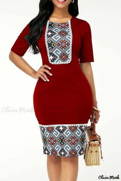 Evening Midi Dress, Straight Clothes, Straight Dress, Knee Length Dresses, Waist Dress, Olivia Mark, Women's Fashion Dresses, African Fashion, Dresses Online