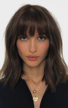 Lob Haircut With Bangs, Bangs Haircut, Bangs With Medium Hair, Lob Haircut, Hair 2024, Hair Balayage, Fringe Hairstyles, Haircuts For Fine Hair, Short Hair With Bangs