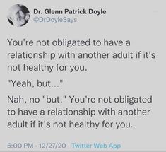 a tweet from dr glenn patrick doyle on twitter