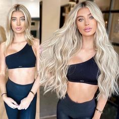 Before and After Gallery - Shop Best Quality Hair Extensions – KOVI HAIR What Hairstyle Suits Me, Blonde Hair Extensions Before And After, Lashes Installation, Platinum Blonde Hair Extensions, Best Human Hair Extensions, Blonde Extensions, Hair Machine, Hair Extensions Before And After, Long Hair Care