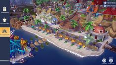 Ddv Dazzle Beach Ideas, Prince Eric House Dreamlight Valley, Ddv Stitch House, Disney Dream Light Valley Beach Ideas, Dreamlight Valley Layout, Dreamlight Valley Design Ideas Beach