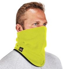 The N-Ferno 6960 Fleece Neck Gaiter provides warm, no-bulk protection from the most demanding winter conditions. Wear alone or as a layering option with hats, caps or winter liners for added warmth. Made from a four-way stretchable, breathable fleece for comfort and lightweight warmth. A gathered elastic seam in the back ensures a custom, snug fit that keeps heat in and cold out. It is designed with an angled bottom to minimize bulk while layering, and is long enough to tuck into a jacket for secure protection that won't ride up. This versatile fleece gaiter can be worn around the neck or pulled over the mouth, nose and ears. One size fits most, this winter neck gaiter is ideal for those working in construction, transportation, warehousing, refrigerated areas and more. Can also be worn for Safety And First Aid, Safety Clothing, Tractor Supply, Hardware Tools, Protective Clothing, Electrical Tools, Neck Gaiter, Long Length, Tractor