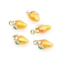 ♥♥High quality♥♥ Measurement:9x6x16.5mm (0.35"x0.23"x0.65") Plating: Real Gold （Lead And Cadmium Free & Nickel Safe.） Color：Gold Material: brass  They are so versatile and can be mixed and matched with other Findings  to create the perfect Drop Earrings , necklaces or any other and jewelry designs idea. (very flexible) To see ALL Enamel Charms   https://www.etsy.com/shop/clothcampDIY?ref=shop-header-name&listing_id=1697060334&from_page=listing&search_query=EC NOTE QTY:  Please select the quantit Elegant Dangle Jewelry With Fruit Design, Summer Multicolor Fruit Design Jewelry, Cute Multicolor Fruit Design Jewelry, Cheap Playful Fruit-designed Jewelry, Peach Necklace Fruit, Yellow Enamel Pendant Jewelry, Yellow Enamel Jewelry With Charms, Mango Necklace, Fruit Necklace