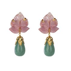 The Antonia Earrings, crafted from semi-precious stones, showcase an unique shape and offer a removable drop, allowing for a versatile stud style. Their vintage and Art Deco influence add an element of timeless sophistication to their design. Elegant Teardrop Gemstones For Wedding, Elegant Teardrop Wedding Gemstones, Exquisite Single Drop Earring, Luxury Long Drop Gemstone Earrings, Elegant Drop Gemstone, Long Drop Gemstone Earrings For Formal Occasions, Elegant Natural Stones Gemstones, Exquisite Gemstone Drop Earrings, Luxury Gemstone Drop Earrings