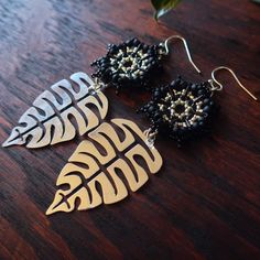 Tree Heart, Mandala Earrings, Dharma Wheel, Sunflower Pendant, Sunflower Earrings, Monstera Leaves, Dark Heart, Artist Gifts, Silver Glass