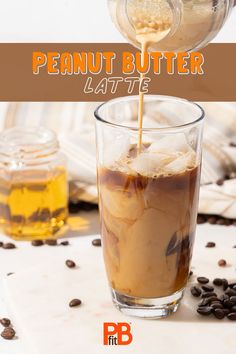 peanut butter latte, iced coffee, coffee recipe, latte recipe, peanut butter drinks, PBfit, BetterBody Foods, Peanut powder, fall drinks, espresso, latte Peanut Butter Latte, Pb Fit, Peanut Powder, Enjoy Your Coffee, Coffee Routine, Health Drink, Protein Smoothie, Peanut Butter, Peanut