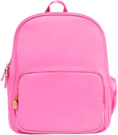 Classic Mini Backpack Back To School Pink Waterproof Backpack, Trendy Waterproof Backpack For Back To School, Trendy Waterproof Backpack For School, Back-to-school Nylon Backpack For Trips, Back To School Nylon Backpack For Trips, Nylon Backpack For School Trips, Nylon Backpack For Back To School Trips, Back To School Trip Nylon Backpack, Sporty Backpack For Travel And End Of School Year