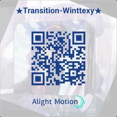 a qr - code for an allot motion camera with the caption'transition - wintery '