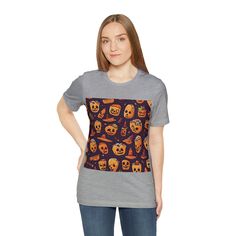 Get Ready for Halloween with Stylish T-Shirts Spice up your wardrobe this spooky season with our exclusive collection of Halloween t-shirts! Whether you're looking for a classic shirt Halloween design or something unique, our Halloween shirts for adults are perfect for any festive occasion. These t-shirts come in a variety of styles and are available as tees for both men and women. Made from high-quality materials like bella canvas shirts, they are comfortable, durable, and perfect for your tshi Get Ready For Halloween, Halloween Graphic Tees, Halloween T Shirts, Ready For Halloween, Halloween Shirts, Tshirt Outfits, Halloween Design, Halloween Tshirts, Spice Up