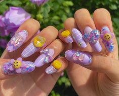 20 Lavender Nail Designs That Are a Dream Come True NailDesignCode Factfalls Lavender Nails With Design, Lavender Nail Designs, Nails With Design, Lavender Nails, Blue Nail Designs, A Dream Come True, Nail Charms, Dream Come True