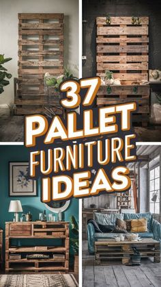 wooden pallet furniture ideas that are easy to make and great for any room in the house