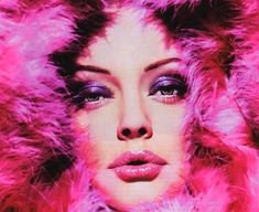 Disco Editorial, Sandy Nour, Metallic Makeup, Disco 70s, Rose Mcgowan, Pink Photography, Style Inspiration Winter, Beauty Shots, Pink Feathers