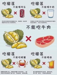 an image of different foods and drinks in english