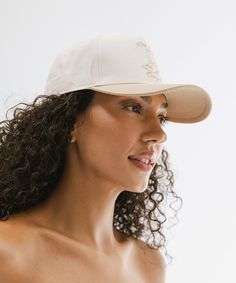 Keep it up, cowgirl! This embroidered canvas trucker hat is a little bit edgy, a bit classy cowgirl + 100% your next favorite trucker. The contrasting design from the base of the hat makes this a statement piece while staying neutral + versatile to style. Turn heads daily while out on the town, running errands or spending time with friends. This hats so cute you'll never be accused of outfit repeating. Trendy Female Snapback Hat With Curved Bill, Trendy Baseball Cap With Curved Brim For Rodeo, Rodeo Baseball Cap With Curved Bill, Curved Bill Baseball Cap For Rodeo, Spring Curved Bill Baseball Cap, Adjustable Dad Hat With Curved Bill, One Size Fits Most Flat Brim Baseball Cap, Beach Baseball Cap With Curved Visor, Casual Baseball Cap With Curved Bill For Rodeo