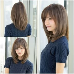 Haircuts Layered, Hair Cut Ideas, Hair Color Underneath, Medium Layered Hair, Shoulder Hair, Shot Hair Styles