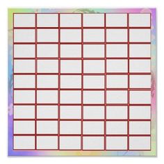 a red and white checkerboard pattern on a rainbow colored background with space for text