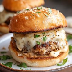 I can't believe how good these Garlic Parmesan Cheeseburger Bombs are! I made them for a game night, and everyone couldn't stop raving about them. The flavor is just incredible! I really love the garlic and cheese combo. You have to try them! Link in first comment [👇] [👇] #Amazing #usa #sweetmemories #Easyrecipe #recipes