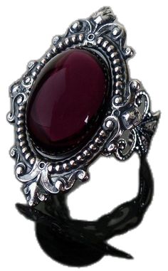 Gothic Formal Adjustable Rings, Gothic Style Adjustable Rings For Formal Occasions, Gothic Adjustable Rings For Formal Occasion, Adjustable Gothic Style Rings For Formal Occasions, Gothic Purple Metal Jewelry, Gothic Gemstone Jewelry For Collectors, Gothic Oval Rings For Formal Occasions, Gothic Collectible Gemstone Jewelry, Collectible Gothic Gemstone Jewelry