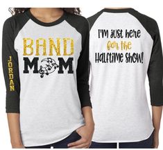 Glitter Band Mom Shirt band Shirt Baseball Shirt | Etsy French Horn, Base Ball, I'm With The Band, Band Shirt, Spirit Wear, Baseball Shirt