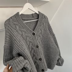 #ad Great shopping ideas for Women Chunky Knitted Cable Knit Cardigan Sweater Coat Casual Top Jumper Knitwear, Fashion Women's Sweaters Gray Sweater, Oversized Cable Knit Trendy Cardigan, Cozy Beige Chunky Knit Cardigan, Gray Cardigan, Cozy Gray Chunky Knit Cardigan, Oversized Beige Soft Knit Cardigan, Vintage Beige Chunky Knit Sweater, Baggy Cardigan, Cable Knit Sweater Cardigan