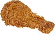 a large piece of food that looks like something out of fried chicken or other meat