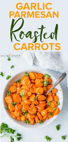 a white bowl filled with carrots on top of a table