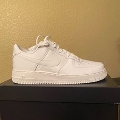 Men’s Nike Air Force 1 ‘07 Fresh All White Size 10 Brand New Sold Out Out Of Stock Classic High-top Nike Air Force 1 With White Sole, Classic Nike Air Force 1 With Rubber Sole, Classic Nike Air Force 1 Low-top, Classic Nike Air Force 1 With Cushioned Footbed, Classic Nike Air Force 1 High-top Leather, Classic Nike Air Force 1 With Perforated Toe Box, Classic High-top Leather Nike Air Force 1, Nike Custom Sneakers With Perforated Toe Box, Classic Nike Custom Sneakers With Perforated Toe Box