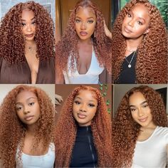 Item:Klaiyi Medium Auburn Brown Colored Jerry Curly Pre-Everything™ 13x4 Lace Frontal Wigs Virgin Human Hair Ginger Color Wigs WigsStyle:Jerry Curl Lace Style:13x4 Lace Frontal Wig Wigs Density:150% Hair Material:100% Virgin Human Hair Hair Color:Ginger Color #30 Texture:Curly Hairwigs,Soft, Comb Easily, Minimal Shedding, No Tangling Shipment:USPSExpress 1-3 days; USPS 3-5 business days; DHL/FedEx/UPS 4-6 business days; To UK 5-10 business days; (APO/FPO takes 7-15 days) Special Features:Can Be Ginger Ombre, Ginger Color, Hair Ginger, Color Wigs, Highlights Curly Hair, Jerry Curl, Auburn Brown, Ginger Hair Color, Honey Blonde Highlights