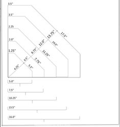 a diagram showing the width and height of an area in which two sides are equal