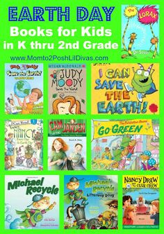 earth day books for kids in ktru 2nd grade with pictures of cartoon characters