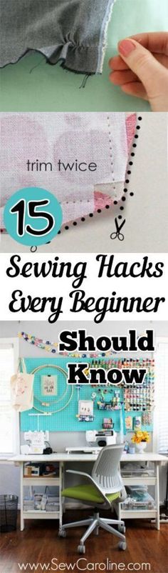 sewing hacks for beginners that are easy to sew and great for beginners