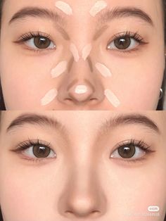 Makeup Ulzzang, Asian Makeup Tutorials, Nose Makeup