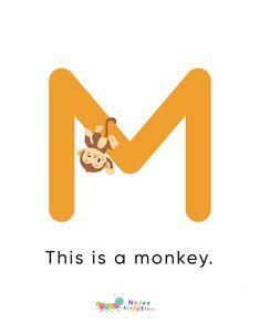 the letter m is for monkey