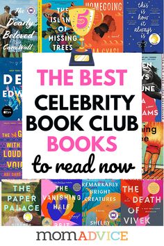 the best celebrity book club books to read now - momadvice com / blog