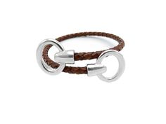 his sleek and stylish leather bracelet will add an equestrian flair to any outfit! The braided leather strap has a flexible wire core that will keep it's shape while adjusting to fit your wrist comfortably. Size: flexible 7" inner diameter (other sizes available by request) Handmade in Virginia, USA using Spanish leather and European hardware Adjustable Modern Braided Bracelets, Modern Adjustable Braided Bracelets With Leather Strap, Modern Adjustable Braided Leather Bracelet, Spring Bracelet, Virginia Usa, Branded Gifts, Brown Silver, Braided Leather, Equestrian