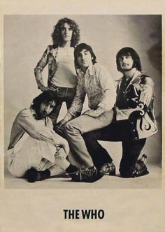 an old photo of the who