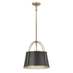 a black and gold chandelier hanging from a ceiling fixture with a white background