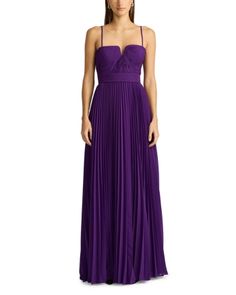 Zac Posen Pleated Gown Silk Pleated Floor-length Gown, Silk Floor-length Pleated Gown, Fitted Pleated Gown For Gala, Pleated Gown With Fitted Bodice And Floor-length, Pleated Floor-length Gown With Fitted Bodice, Pleated Gown With Fitted Bodice, Pleated Evening Gown With Fitted Bodice, Silk Pleated Gown For Gala, Fitted Pleated Evening Gown