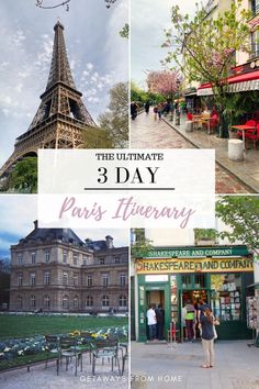 a 3 day paris itinerary #paris #europe #summer #europeansummer #parisfrance #parisaesthetic Paris Paris, Europe Summer