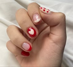 Red Cute Nails, Cute Red Nails, Teen Nails, Sheer Nails, No Chip Nails, Minimal Nails Art, Special Nails, Short Gel Nails, Gelish Nails