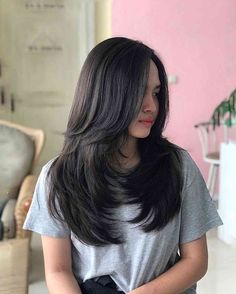 40 Stunning Haircuts with Long Layers for Straight Hair Straight Layered Hair, Haircuts For Long Hair, Long Straight Hair, Long Hair Cuts, Cool Haircuts, Layered Haircuts