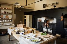 the kitchen is clean and ready to be used for cooking or baking, as well as other things