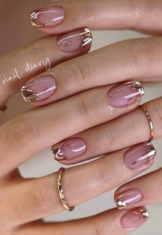 Nails Small Nails Design Classy, Kutek Disney, Subtle Nails, Work Nails, Blush Nails, Elegant Nails, Bridal Nails, Classy Nails, Chic Nails