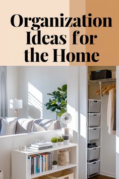 an organized room for the home