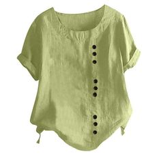 Women Leisure Fashion Printing Lace Short Sleeve Round-Neck Tops Features: 1.100% brand new and high quality. It is made of high quality materials, durable enough for your dwearing 2.Stylish and comfortable design make you more attractive Handsome 3.Great for Daily,I am sure you will like it! 4.Wear these Blouse to keep Fashion and make your life more . 5.Great for Party,Daily,Casual,I am sure you will like it! It's very fashion and make you so beauty. Product Description: Material: Lightweight, Linen Blouses, Summer Goddess, House Wear, Ladies Tops Blouses, Linen Tops, Workout Tops For Women, Linen Shirts, Short Sleeve Shirt Women, Casual Summer Shorts